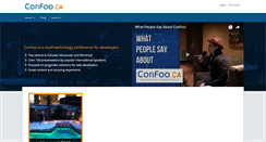 Desktop Screenshot of confoo.ca