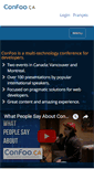 Mobile Screenshot of confoo.ca